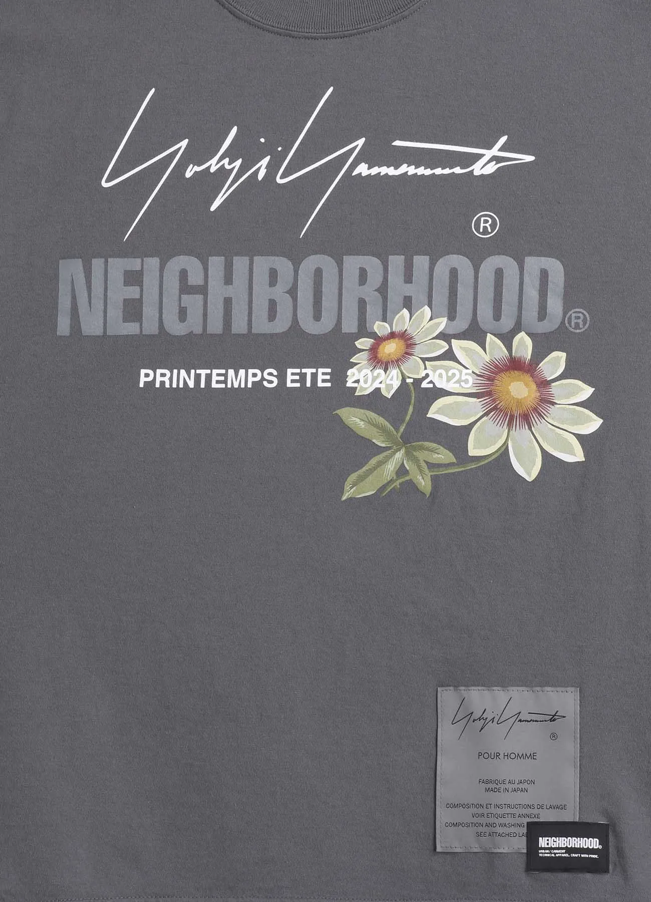 Yohji Yamamoto x NEIGHBORHOOD TEE SS-1　